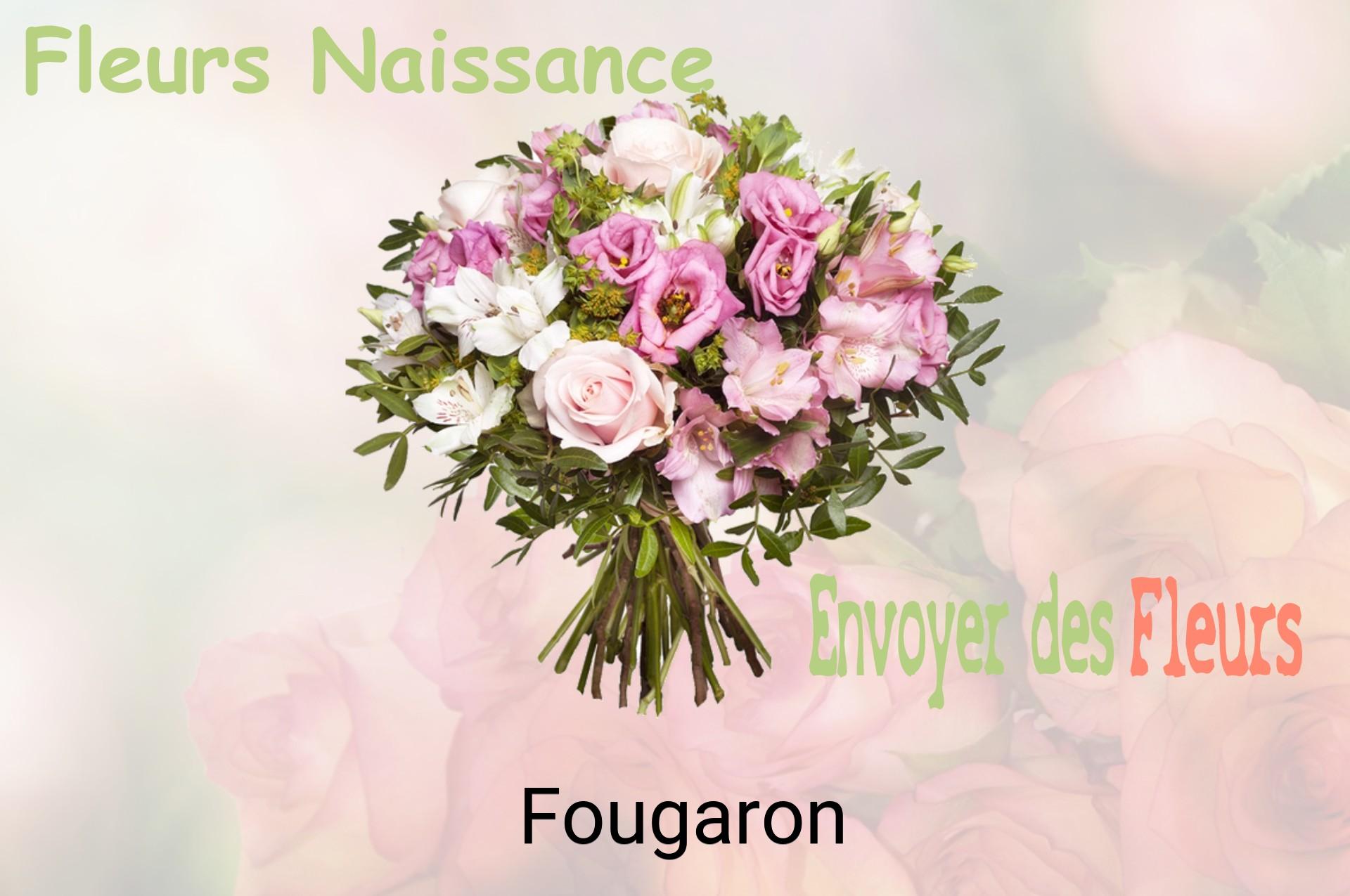 Bouquet de fleurs de naissance livré à Fougaron